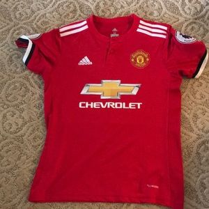 Adidas men’s soccer jersey.